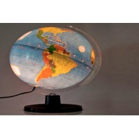 GLOBO TERRESTRE FÍSICO/POLÍTICO LUMINOSO 30cm
